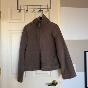 H&M Brown Teddy Jacket